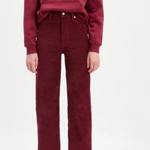 Levi's Ribcage Straight Ankle Corduroy Pants